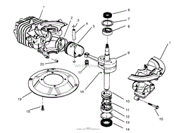 CRANKSHAFT ASSEMBLY (MODEL NO. 47PS5-3)