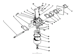 CARBURETOR ASSEMBLY (MODEL NO. 47PN2-3)