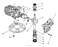 CRANKSHAFT ASSEMBLY (MODEL NO. 47PN2-3)