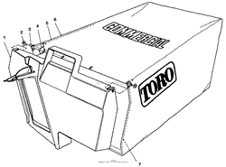 GRASS BAG ASSEMBLY NO. 11-5609