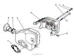 MUFFLER ASSEMBLY (MODEL NO. 47PN2-3)