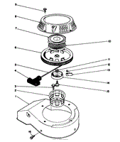 RECOIL ASSEMBLY (MODEL NO. 47PN2-3)