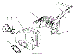 MUFFLER ASSEMBLY (MODEL NO. 47PL0-3)