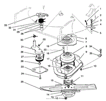 BLADE BRAKE CLUTCH ASSEMBLY