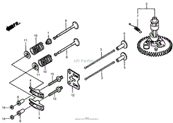 CAMSHAFT ASSEMBLY HONDA GXV160A1 T1AH