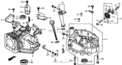 CYLINDER BARREL ASSEMBLY HONDA GXV160A1 T1AH