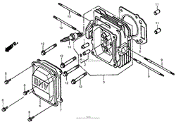 CYLINDER HEAD ASSEMBLY HONDA GXV160A1 T1AH