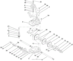 GEAR CASE ASSEMBLY NO. 74-1861