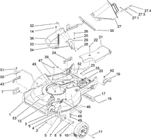 HOUSING, CHUTE AND WHEEL ASSEMBLY