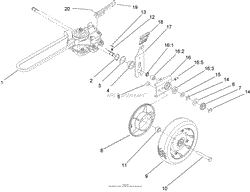 REAR DRIVE AND WHEEL ASSEMBLY