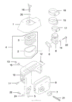 AIR FILTER/MUFFLER ASSEMBY