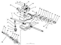 GEAR CASE ASSEMBLY NO. 74-1861