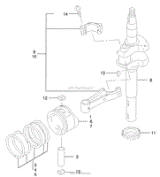 PISTON/CRANKSHAFT ASSEMBLY