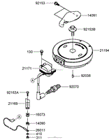 ELECTRIC EQUIPMENT ASSEMBLY KAWASAKI FJ180V-AS31