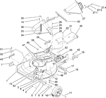 HOUSING, CHUTE AND WHEEL ASSEMBLY