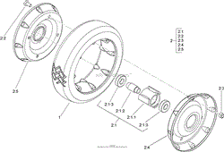 REAR WHEEL ASSEMBLY NO. 100-2860