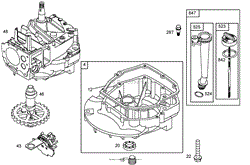 CRANKCASE ASSEMBLY BRIGGS AND STRATTON 12W802-1701-B1