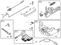 GOVERNOR ASSEMBLY BRIGGS AND STRATTON 12W802-1701-B1