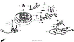 FLYWHEEL ASSEMBLY HONDA GSV190LA A3T