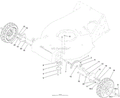 HEIGHT-OF-CUT AND WHEEL ASSEMBLY