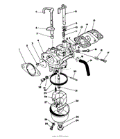 CARBURETOR ASSEMBLY (ENGINE MODEL NO. VMH7-4)