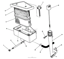 AIR CLEANER (ENGINE MODEL NO. VML0-4)