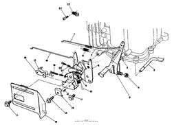 GOVERNOR ASSEMBLY (ENGINE MODEL NO. VML0-4)