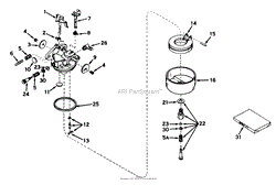 CARBURETOR MODEL NO. 631165