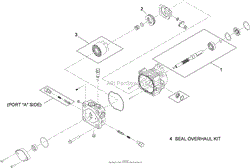 LH HYDRAULIC PUMP ASSEMBLY NO. 116-0942