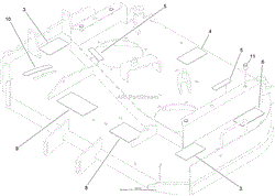 DECK DECAL ASSEMBLY NO. 115-4230