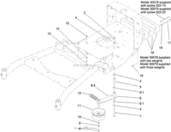 POWER-TAKE-OFF IDLER AND WEIGHT ASSEMBLY