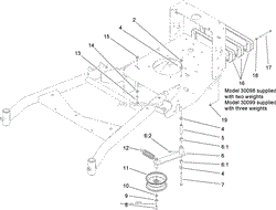 POWER-TAKE-OFF IDLER AND WEIGHT ASSEMBLY
