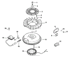 IGNITION/ELECTRICAL-ENGINE KOHLER MODEL NO. CV131 SPEC 21524