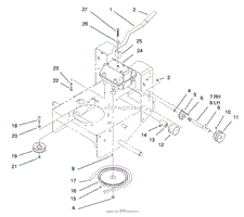 TRANSMISSION AND IDLER PULLEY ASSEMBLY