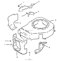 BLOWER HOUSING &amp; BAFFLES