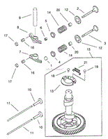 VALVE/CAMSHAFT ASSEMBLY KAWASAKI FC420V-ES15