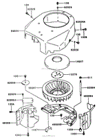 COOLING-EQUIPMENT ASSEMBLY KAWASAKI FH451V-AS08