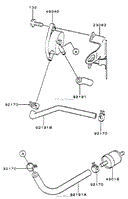 FUEL-TANK/FUEL-VALVE ASSEMBLY KAWASAKI FH451V-AS08