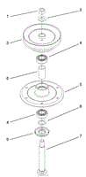 SPINDLE HOUSING ASSEMBLY NO. 104-6315