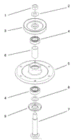 SPINDLE HOUSING ASSEMBLY NO. 104-6317