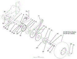 WHEEL DRIVE AND BRAKE SYSTEM ASSEMBLY