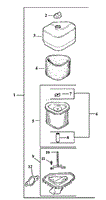 AIR CLEANER ASSEMBLY-KOHLER MODEL CV15T-41604