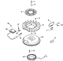 IGNITION AND ELECTRICAL ASSEMBLY-KOHLER MODEL CV15T-41604