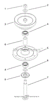 SPINDLE HOUSING ASSEMBLY NO. 104-6315