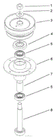 SPINDLE ASSEMBLY NO. 106-0784