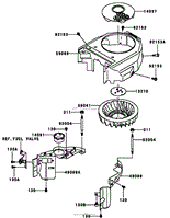 COOLING EQUIPMENT ASSEMBLY KAWASAKI FH381V-AS25