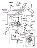 CARBURETOR ASSEMBLY KAWASAKI FH451V-BS04