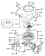 COOLING EQUIPMENT ASSEMBLY KAWASAKI FH451V-BS04