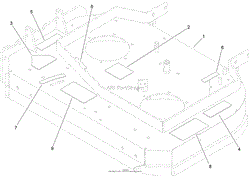 DECK DECAL ASSEMBLY NO. 110-4907