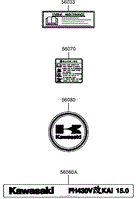 LABEL ASSEMBLY KAWASAKI FH430V-CS25